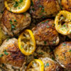 Куриные бедра с лимоном и перцем