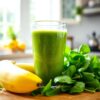 Лучший рецепт смузи с бананом и шпинатом для бодрости