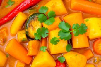 Лучший рецепт овощного карри с кокосовым молоком