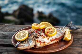 Рыбное филе на гриле с лимоном и специями: ароматное и сочное блюдо