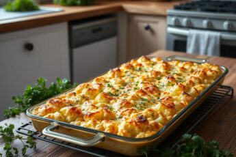 Нежная запеканка из цветной капусты с сыром, простой рецепт